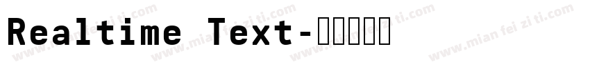 Realtime Text字体转换